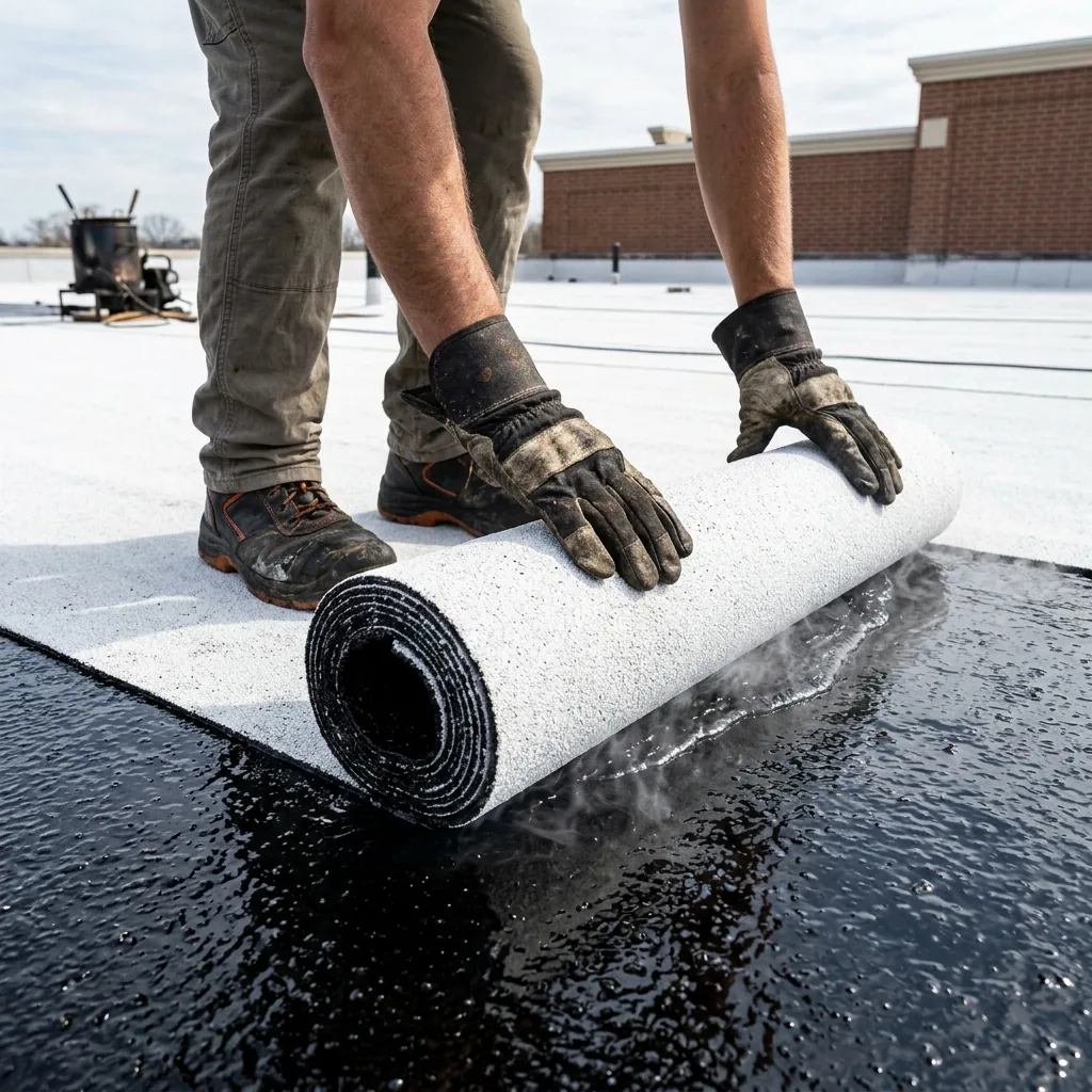 modified-bitumen roof