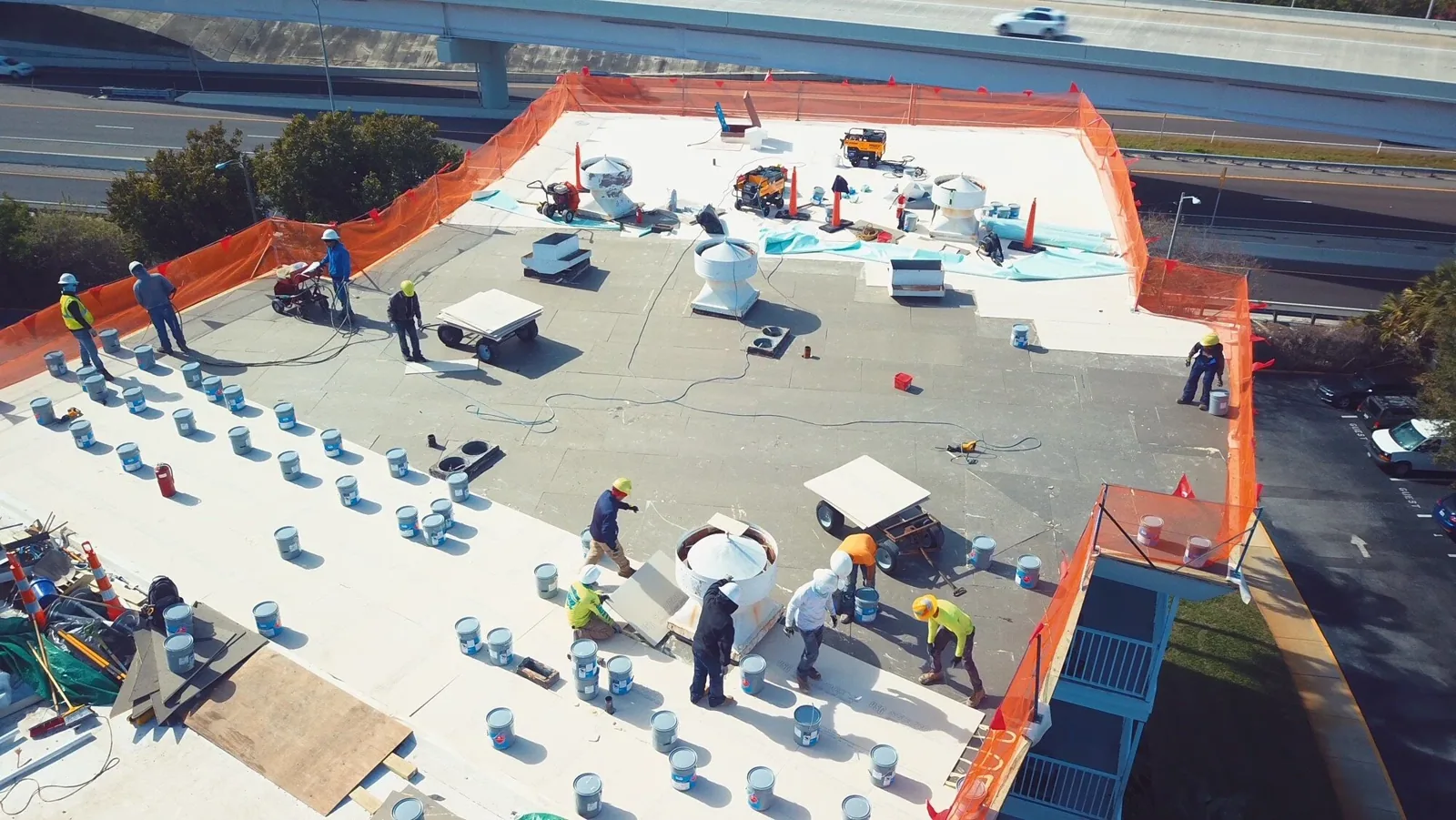 phased roofing sequence